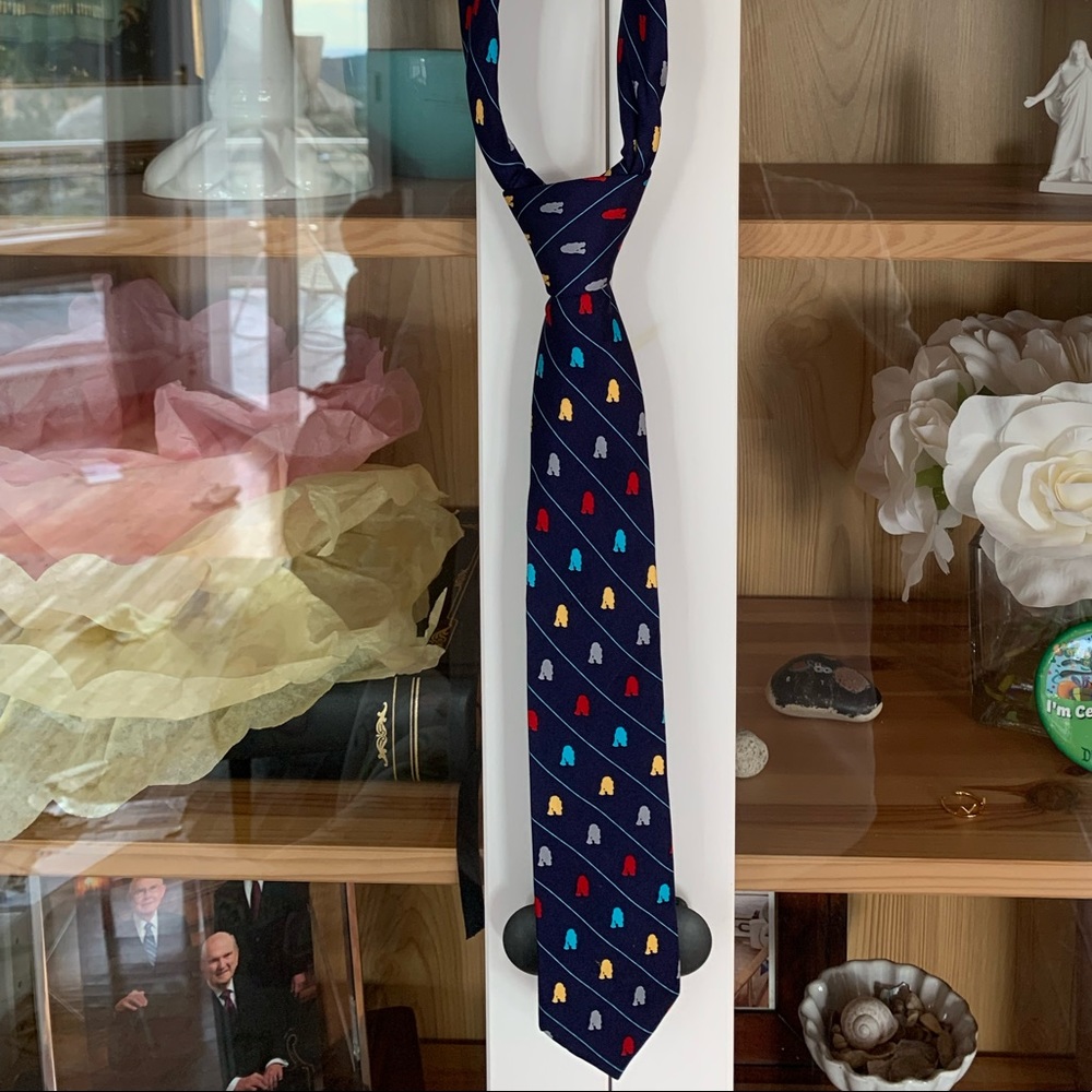 Star Wars R2-D2 Motif Boys 100% Silk Tie